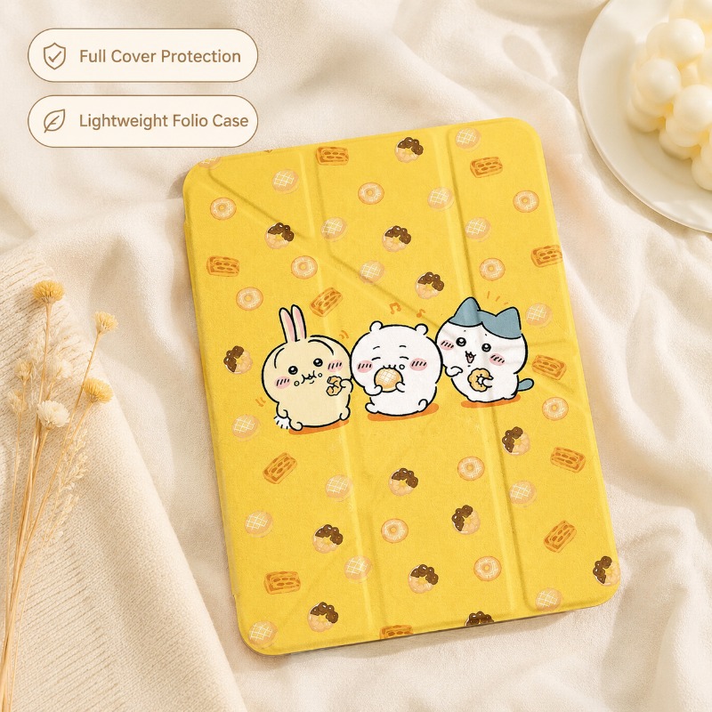 Tablet Cover Accessories - Anime Chiikawa iPad Case Protective Cover