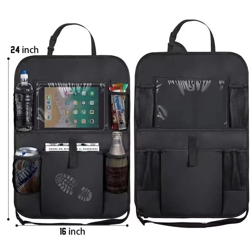 Tablet Accessories Bag - Car Seat Organizer Multifunctional Oxford Fabric