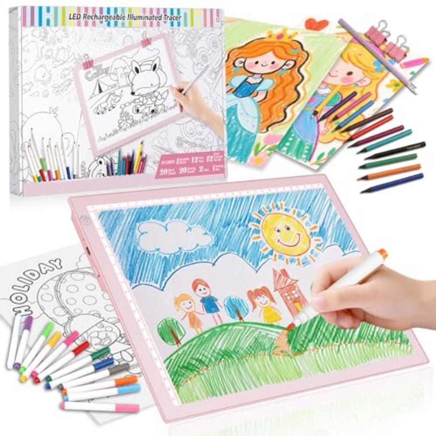Best Tablet Accessories - LED Drawing Tablet Kits - 15