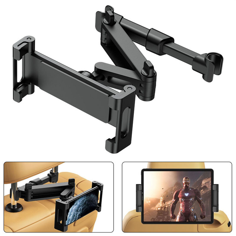 Car Accessories Tablet Holder - Telescopic Car Rear Pillow Phone Holder