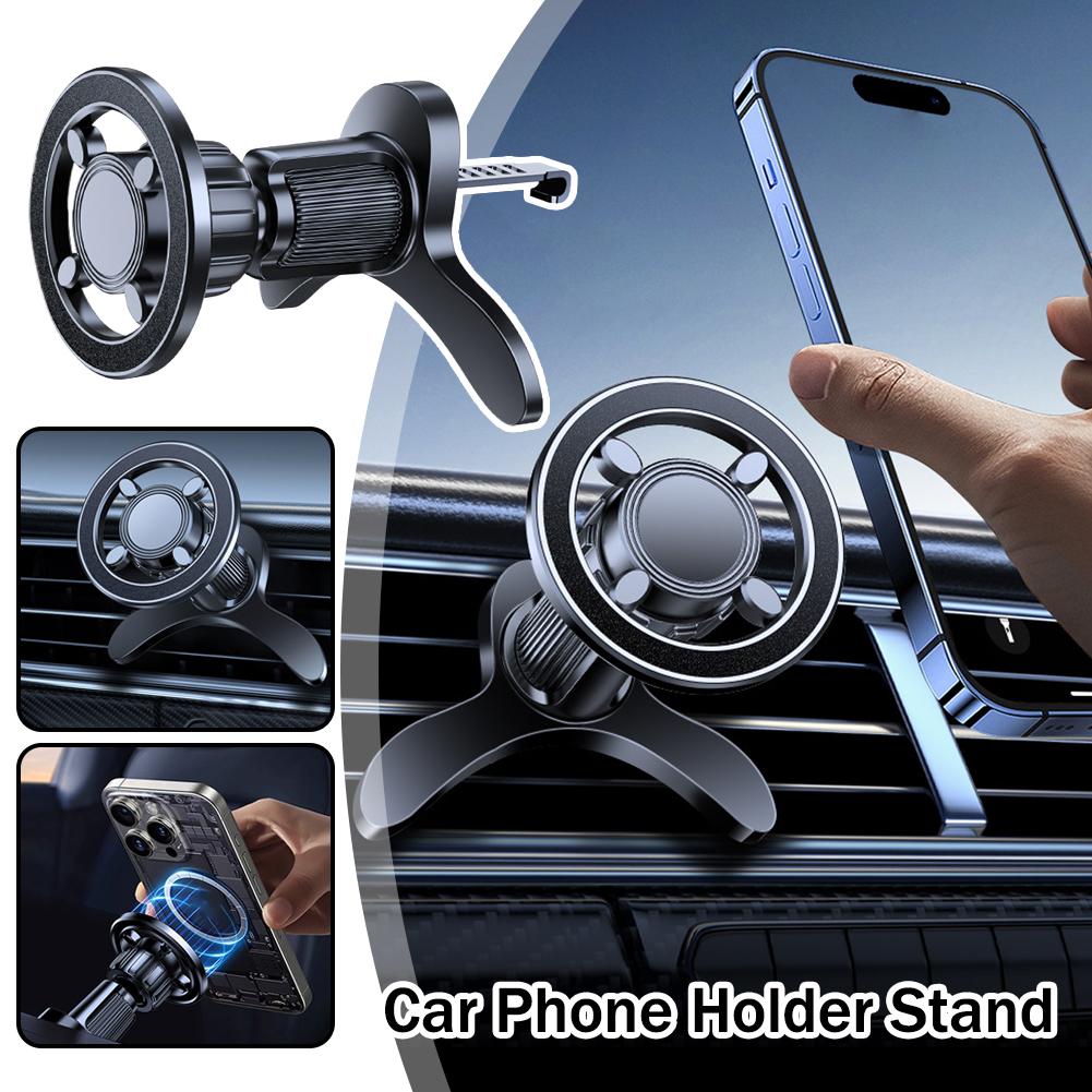 Car Accessories Tablet Holder - 360° Rotatable Magnetic Car Phone Mount