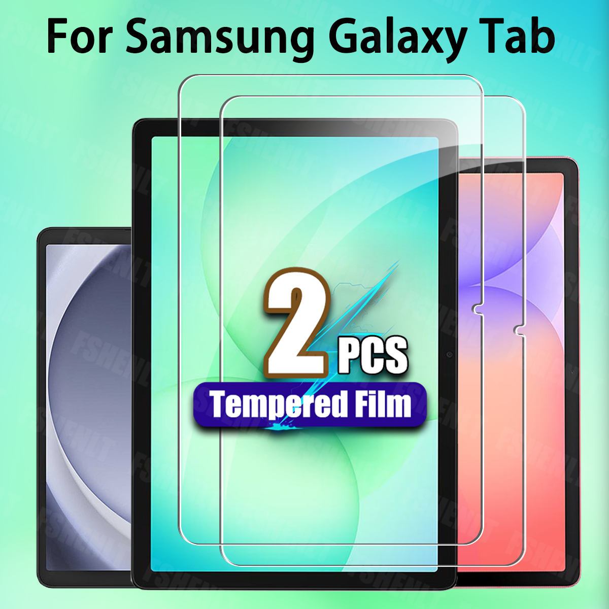 Samsung Tablet A9 Accessories - 2PCS Tempered Glass Screen Protector for