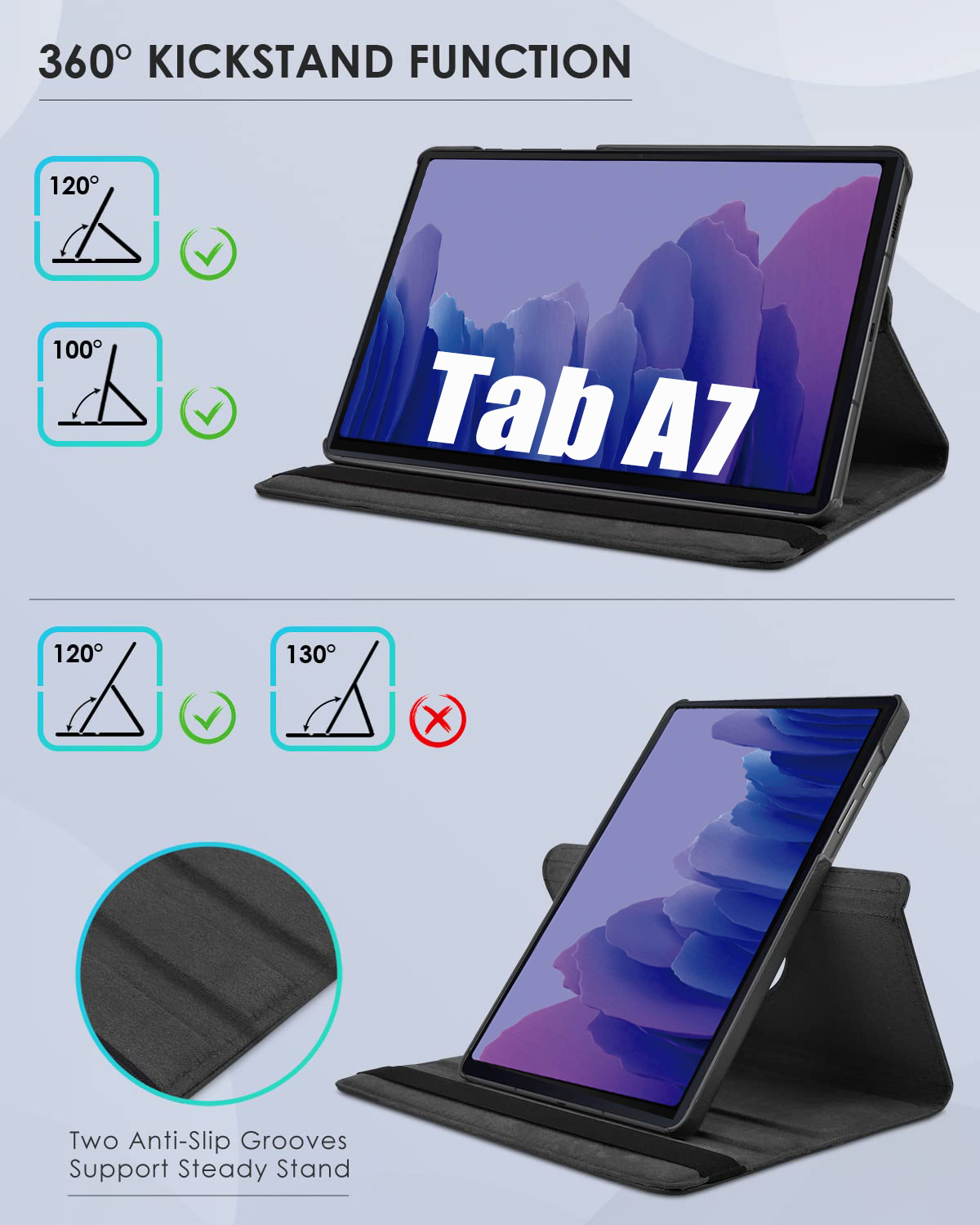 Rotating Case for Samsung Gala - مراجعة Vortex Tablet Accessories وسعره