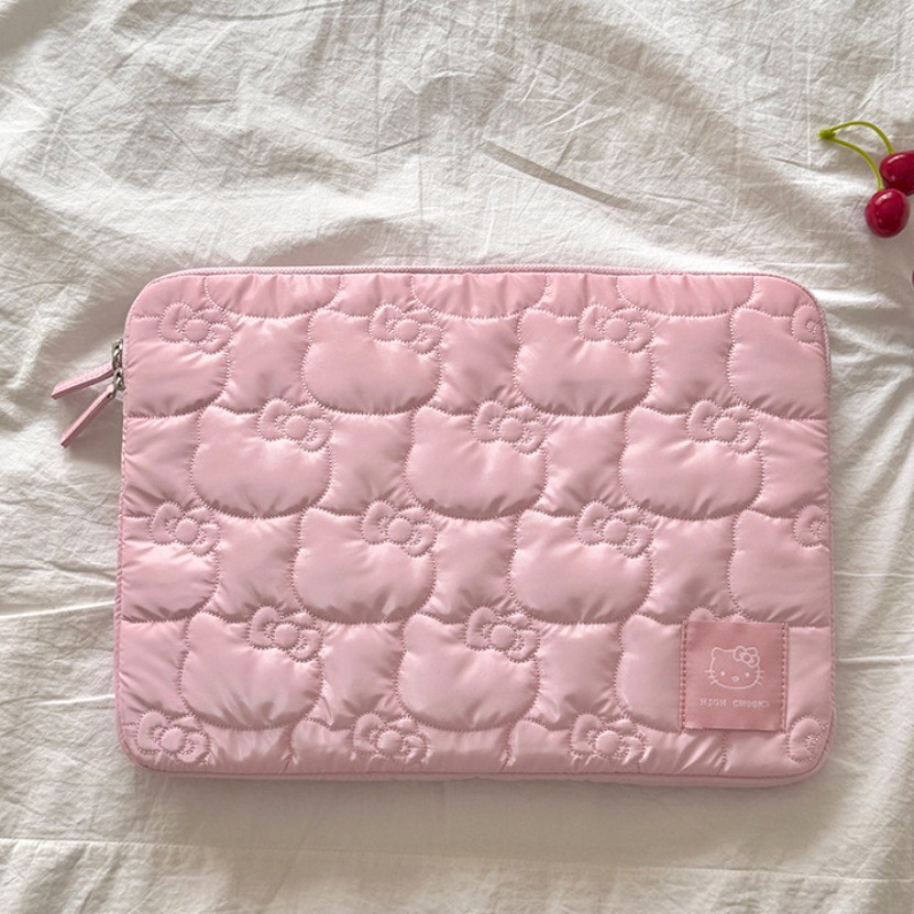 Anime Kawaii Hello Kitty Pink  - مراجعة Tablet Accessories Bag وسعره