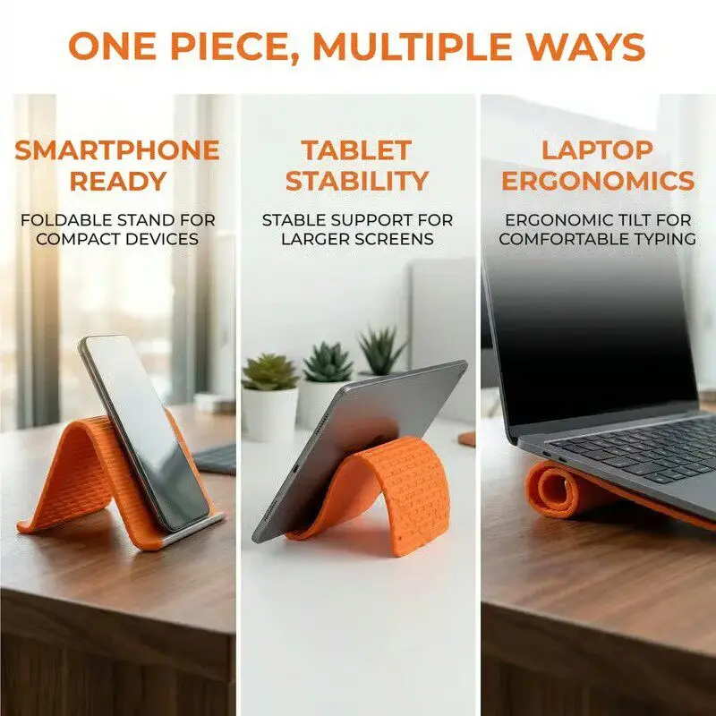 Silicone Foldable Phone Stand  - مراجعة Tablet Holder Accessories وسعره