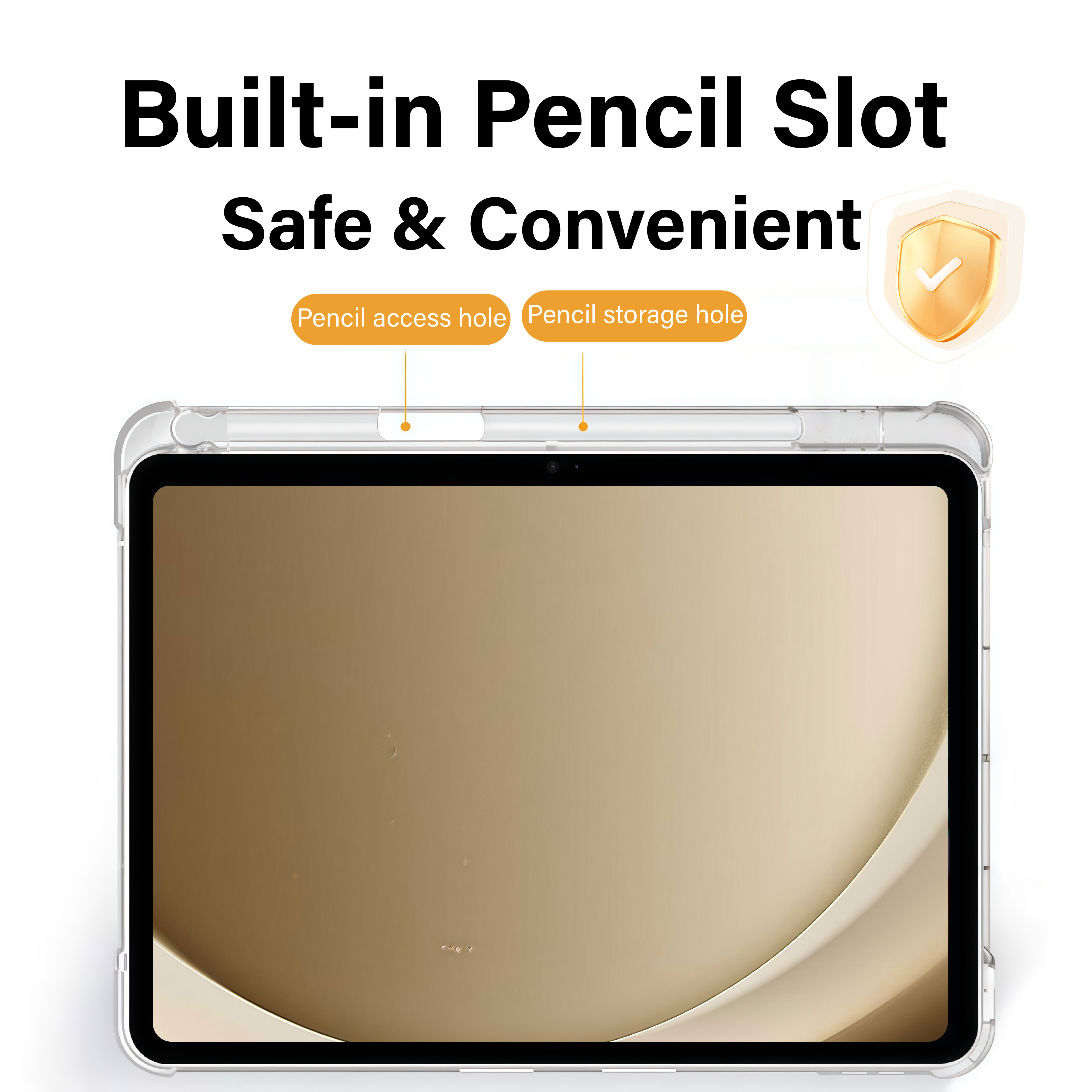 Clear Crystal Tablet Case With - مراجعة Samsung Tablet A9 Accessories وسعره