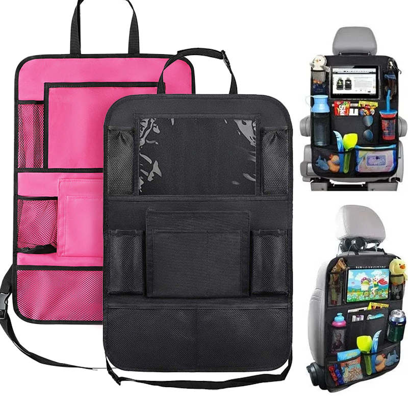 1pc Car Backseat Organizer wit - مراجعة Tablet Accessories Bag وسعره