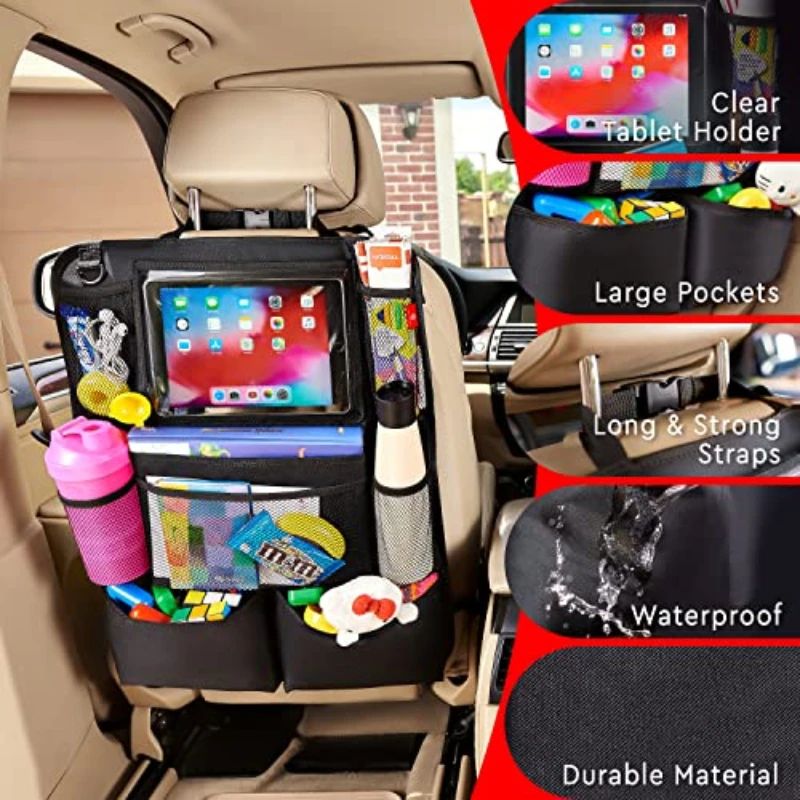 Car Seat Organizer Multifuncti - مراجعة Tablet Accessories Bag وسعره
