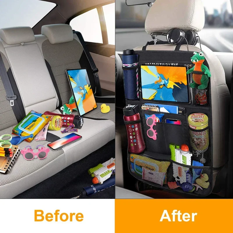 Car Backseat Organizer with To - مراجعة Tablet Accessories Bag وسعره