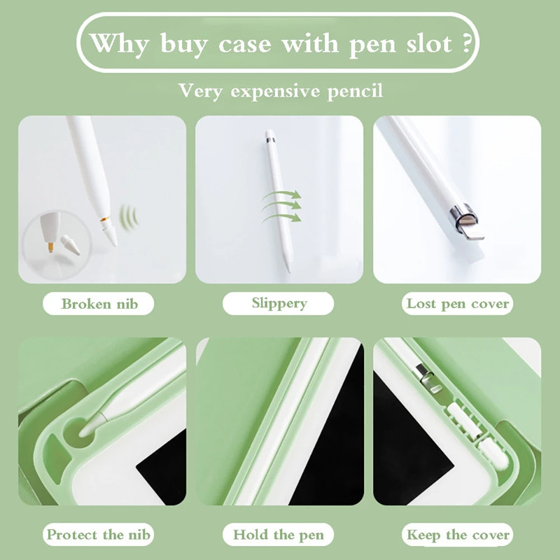 For iPad 10.2 9/8/7/6/ 10th Ge - مراجعة Ipad Cover Folio وسعره