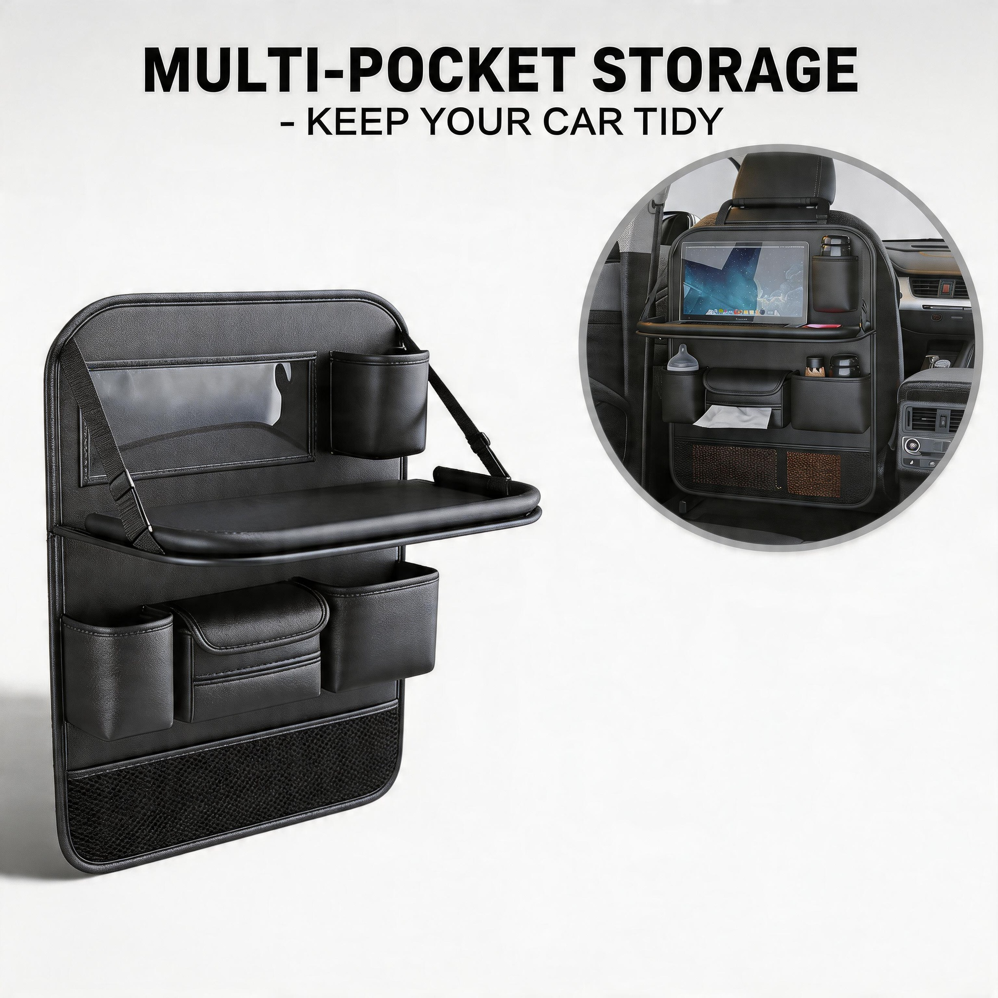 Friendly Rear Seat Organizer P - مراجعة Tablet Accessories Bag وسعره
