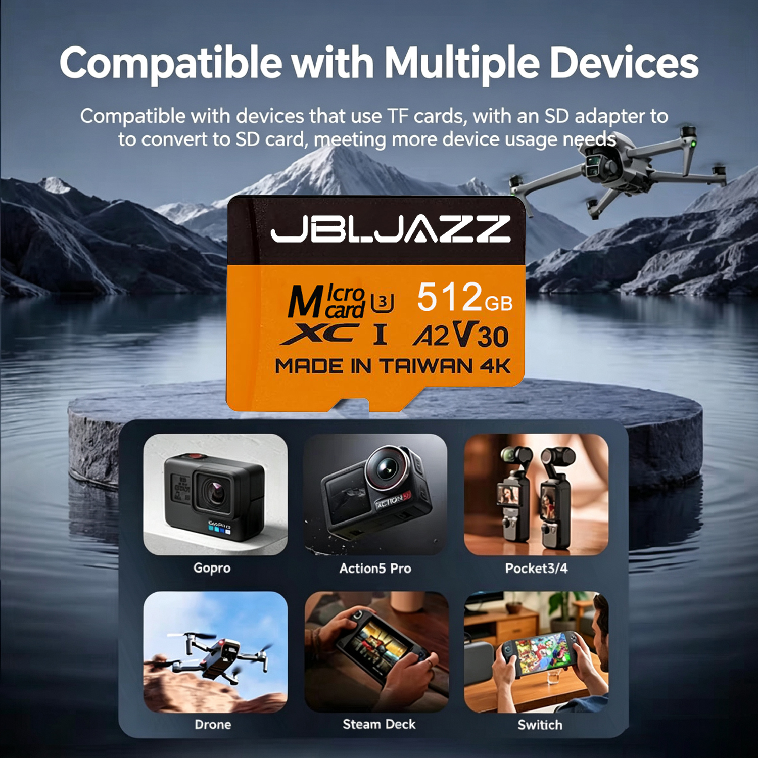 512GB 4K Full HD Micro TF SD C - مراجعة Microsd Card Tablet وسعره