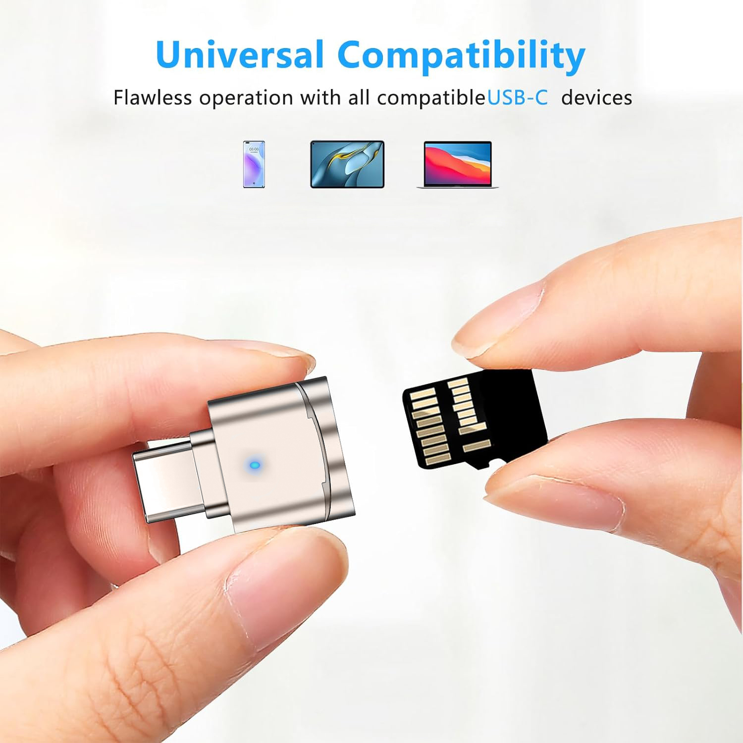 2Pcs USB C Card Reader Support - مراجعة Microsd Card Tablet وسعره