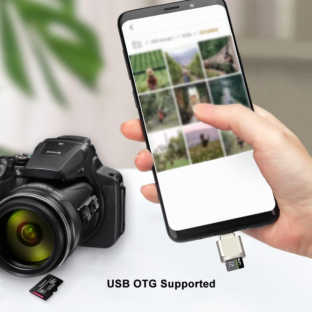 2Pcs USB C Card Reader Support - مراجعة Microsd Card Tablet وسعره