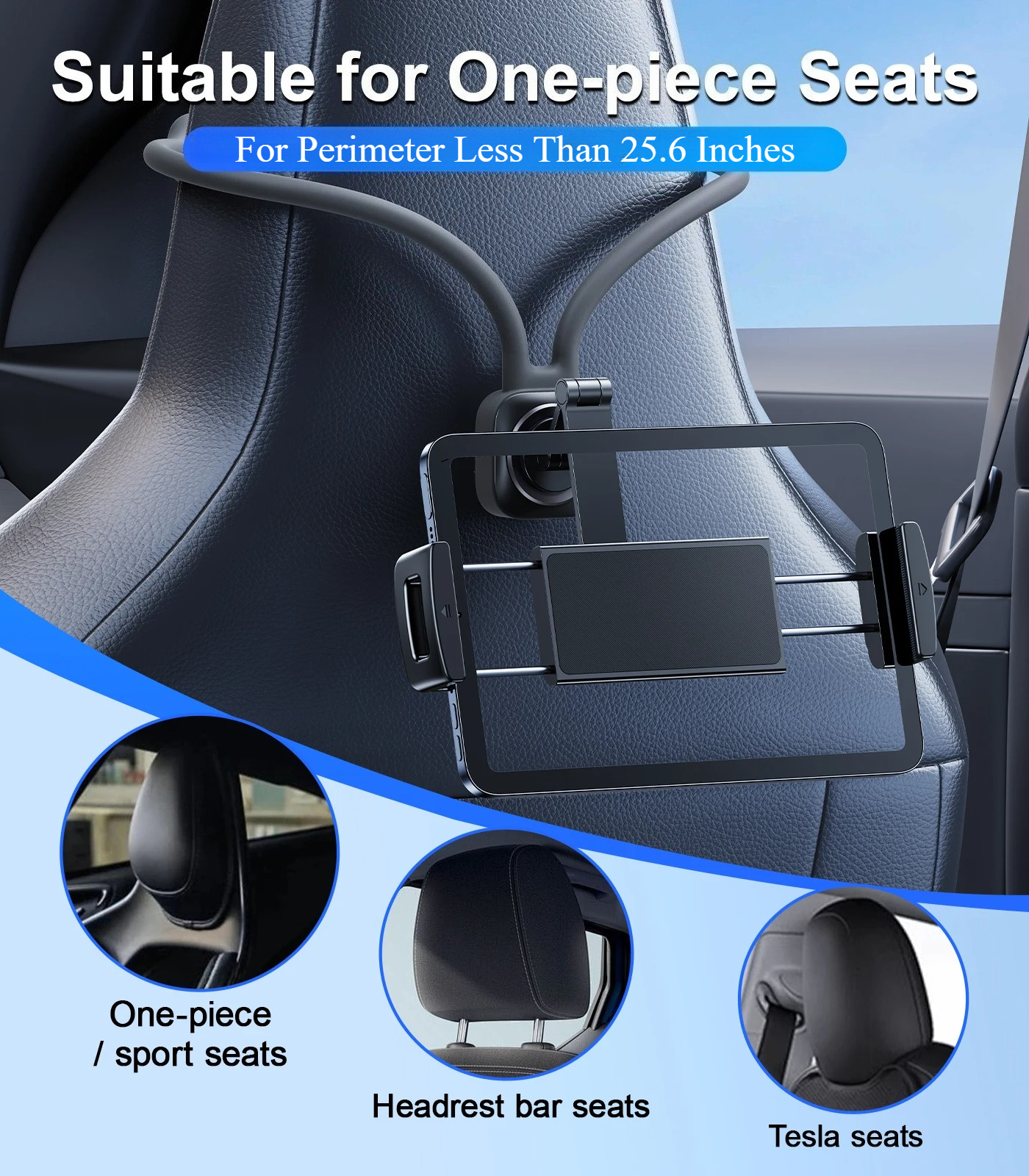 Hipacool Car Seatback Tablet H - مراجعة Car Accessories Tablet Holder وسعره