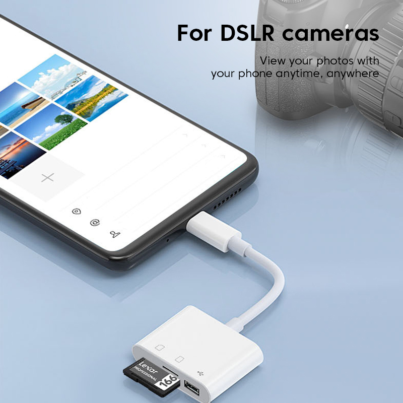 3in-1 Type-C Card Reader OTG S - مراجعة Microsd Card Tablet وسعره