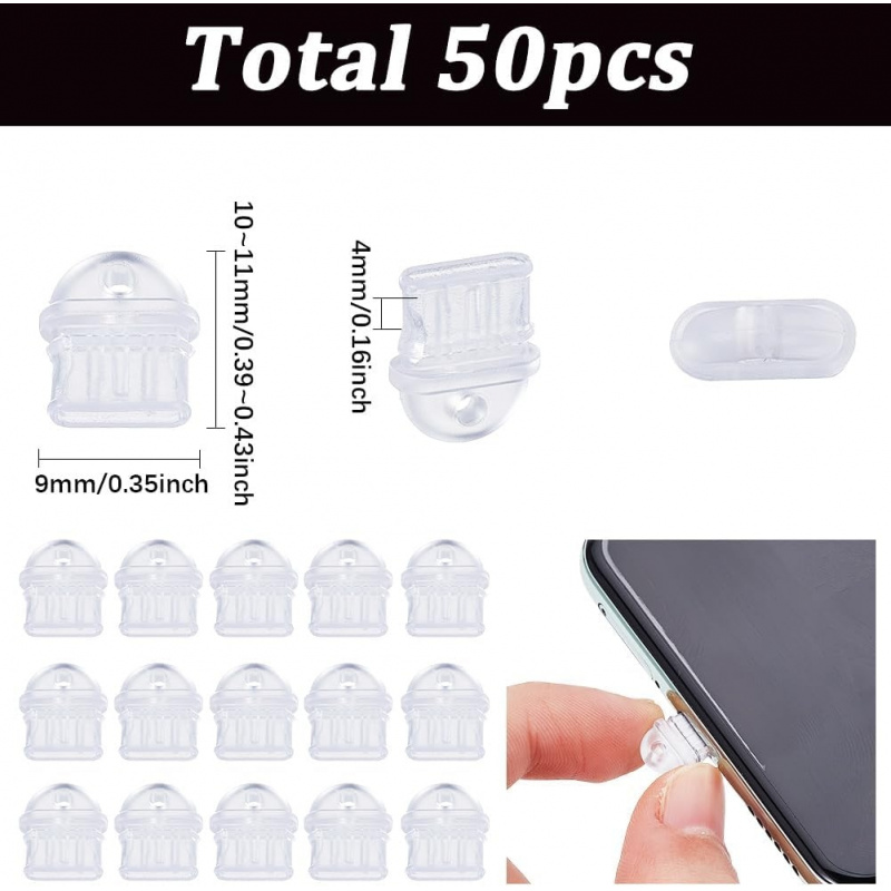 50Pcs Type C Anti Dust Plug Cl - مراجعة Tablet Cover Accessories وسعره