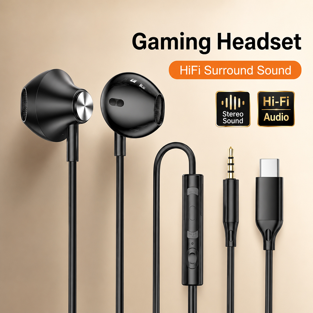 HiFi Surround Headphones Bass  - مراجعة Huawei Tablet Accessories وسعره