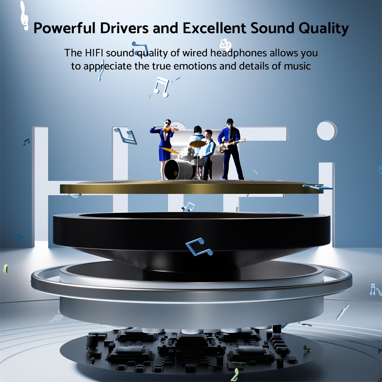 HiFi Surround Headphones Bass  - مراجعة Huawei Tablet Accessories وسعره