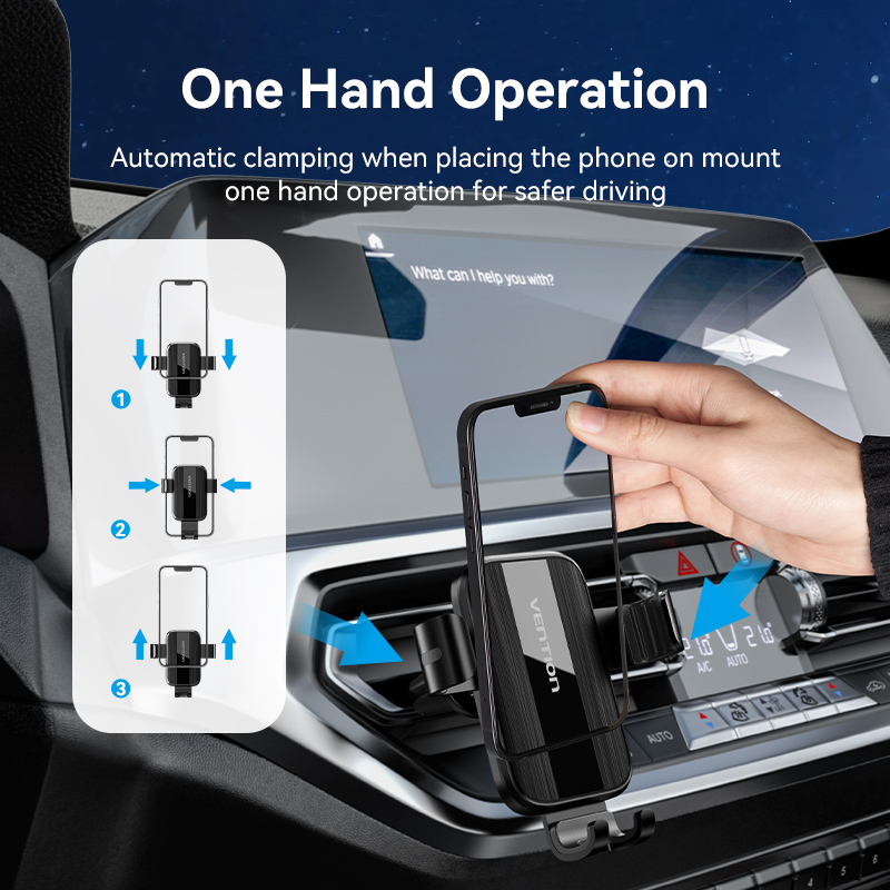 Vention Car Phone Holder Mount - مراجعة Car Accessories Tablet Holder وسعره