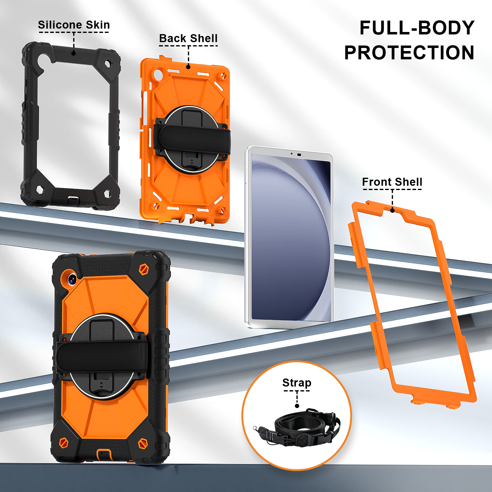 Tablet Protective Case C2 Mode - مراجعة Samsung Tablet A9 Accessories وسعره
