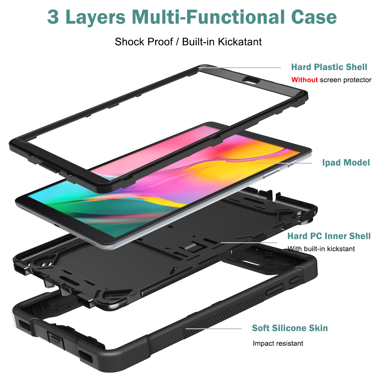 Heavy Duty Stand Case for Sams - مراجعة Vortex Tablet Accessories وسعره