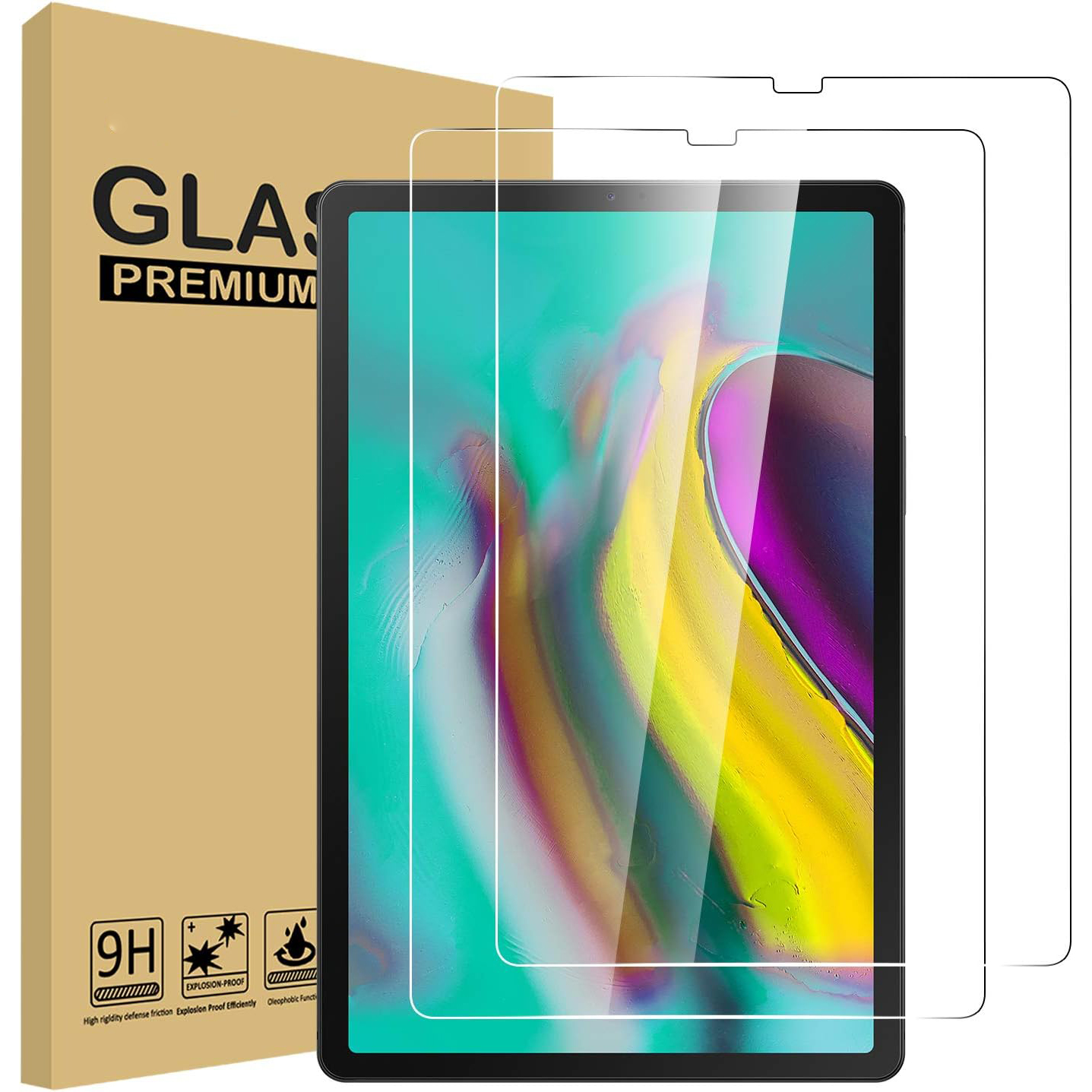 2pcs 9H Tempered Glass For Sam - مراجعة Samsung Tablet A9 Accessories وسعره