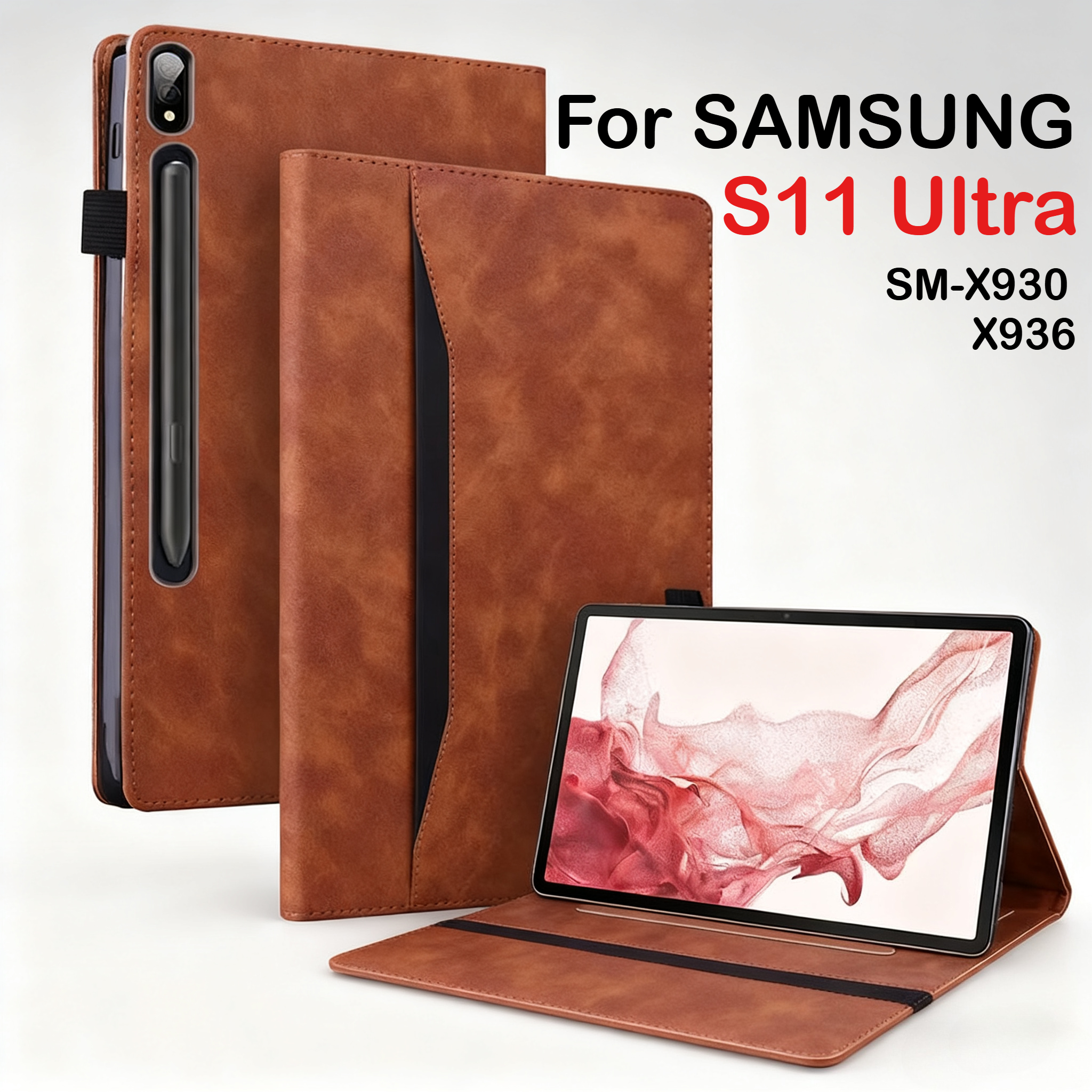 Leather Tablet Case for Samsun - مراجعة Samsung Tablet S11 Accessories وسعره