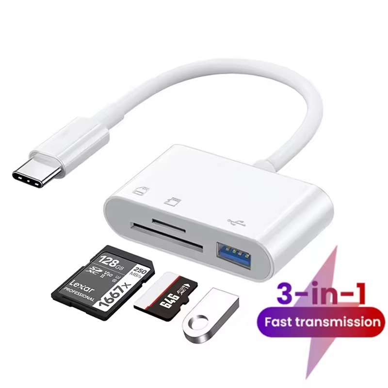 1-5pcs 3-in-1 Card Reader Adap - مراجعة Microsd Card Tablet وسعره