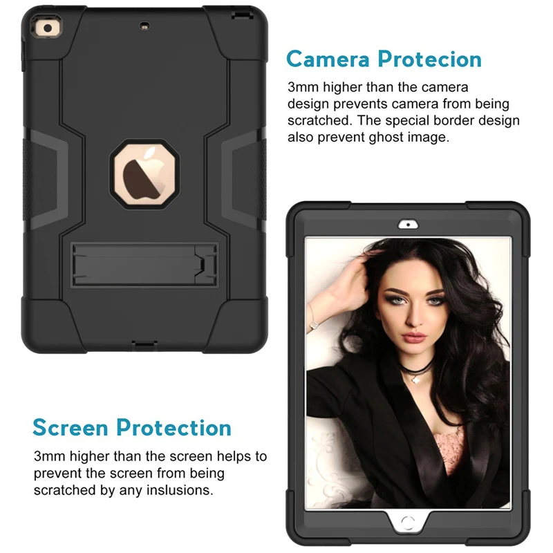 Armor Stand Shockproof Kids Ta - مراجعة Ipad Cover Folio وسعره