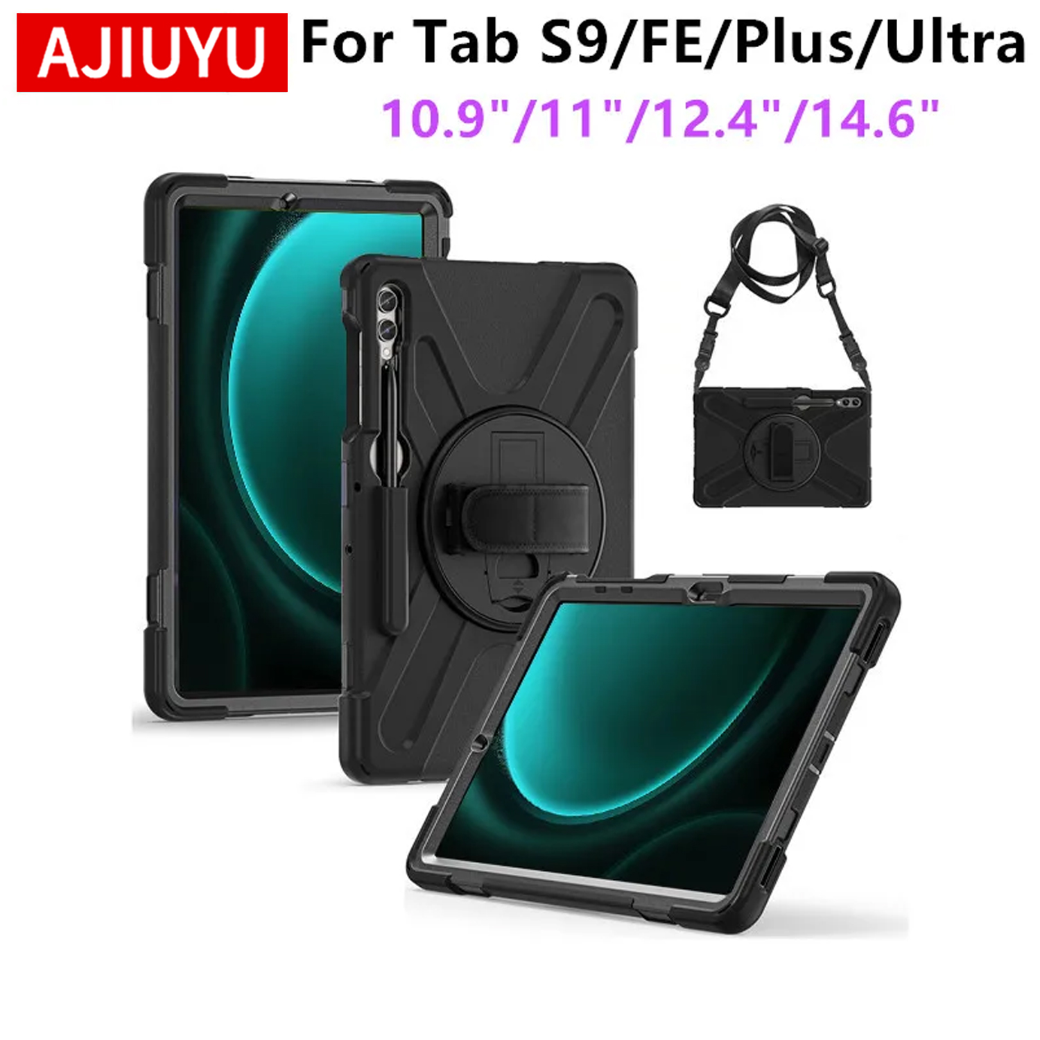 Heavy Duty Shockproof Case For - مراجعة Samsung Tablet A9 Accessories وسعره