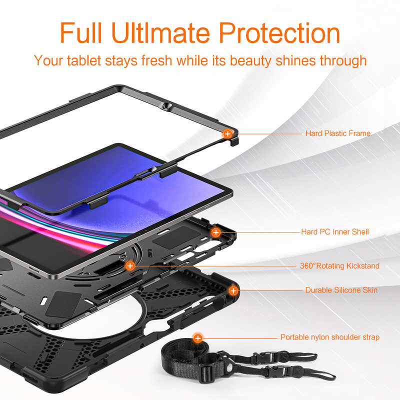 Heavy Duty Shockproof Case For - مراجعة Samsung Tablet A9 Accessories وسعره