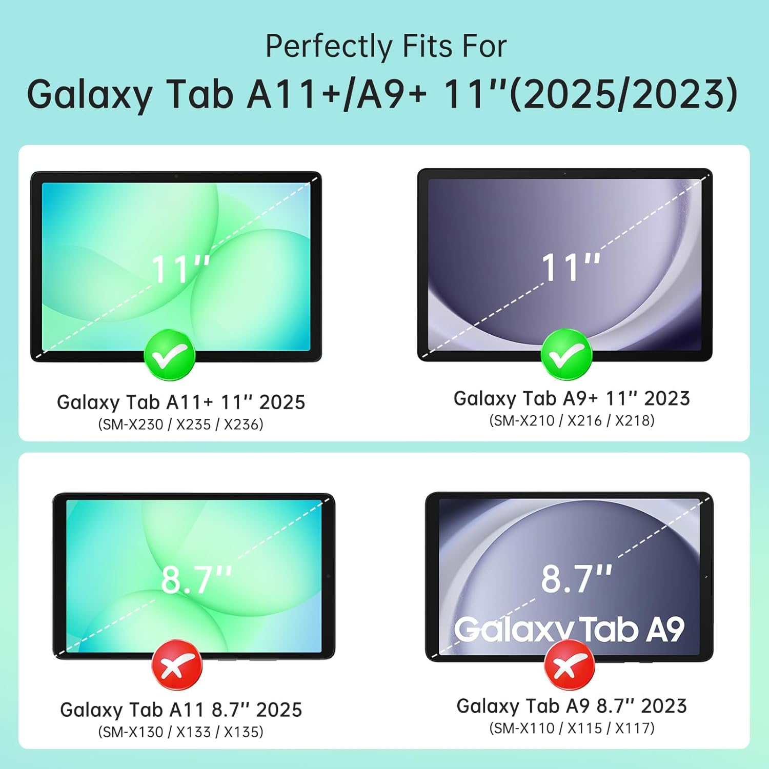 Case for Samsung Galaxy Tab A9 - مراجعة Vortex Tablet Accessories وسعره