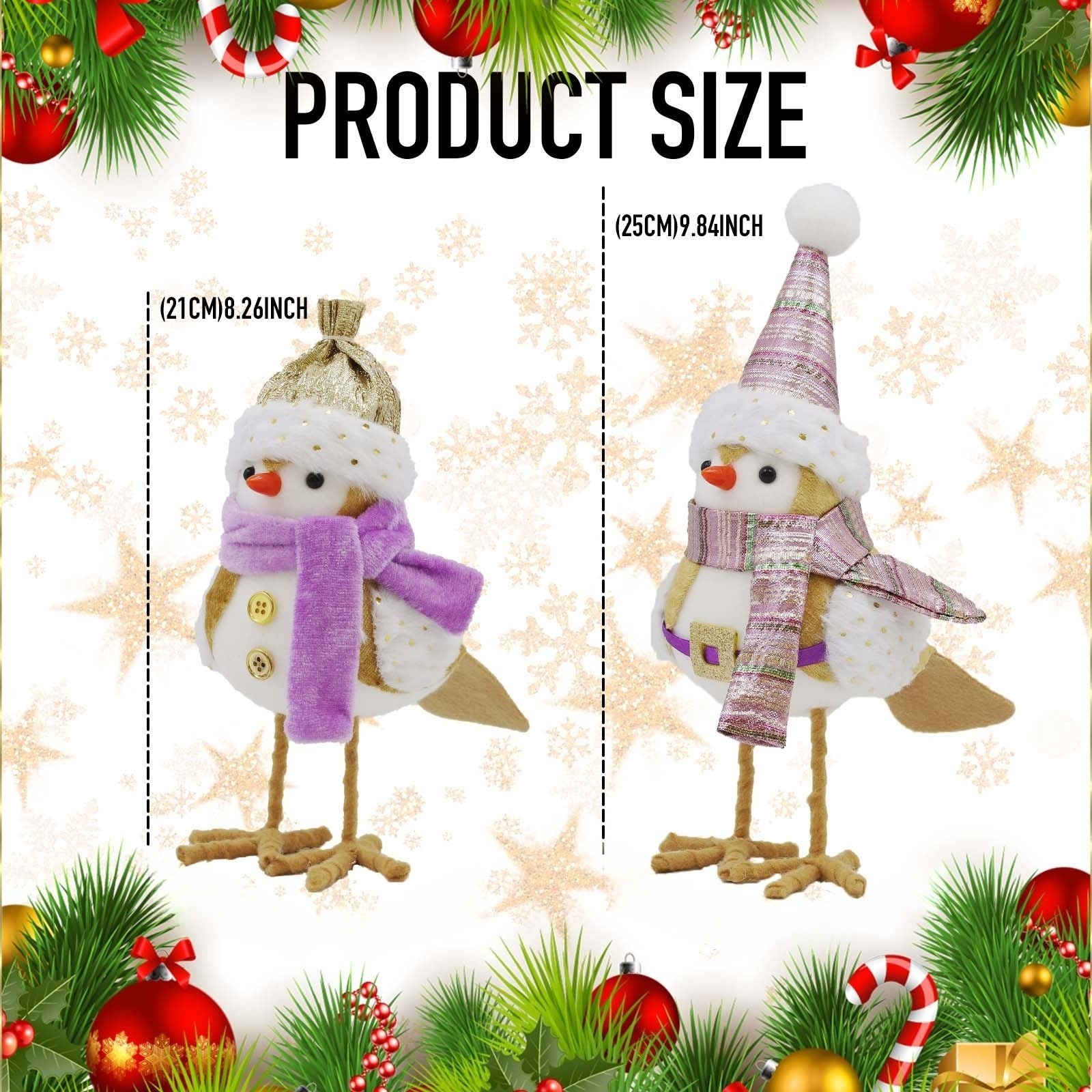 Christmas Felt Bird Figurines  - مراجعة Tablet Accessories Kit وسعره