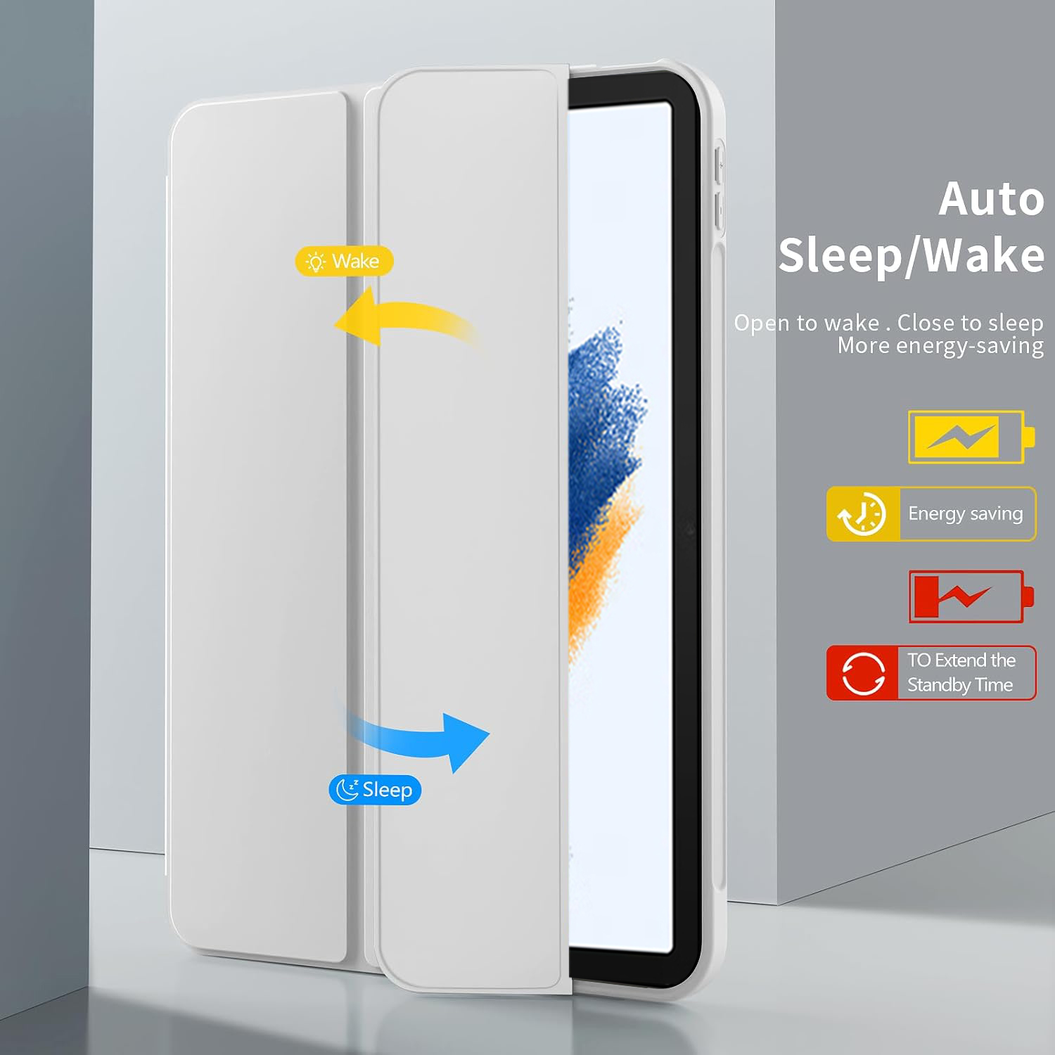 Tri-fold Flip Case For Samsung - مراجعة Vortex Tablet Accessories وسعره