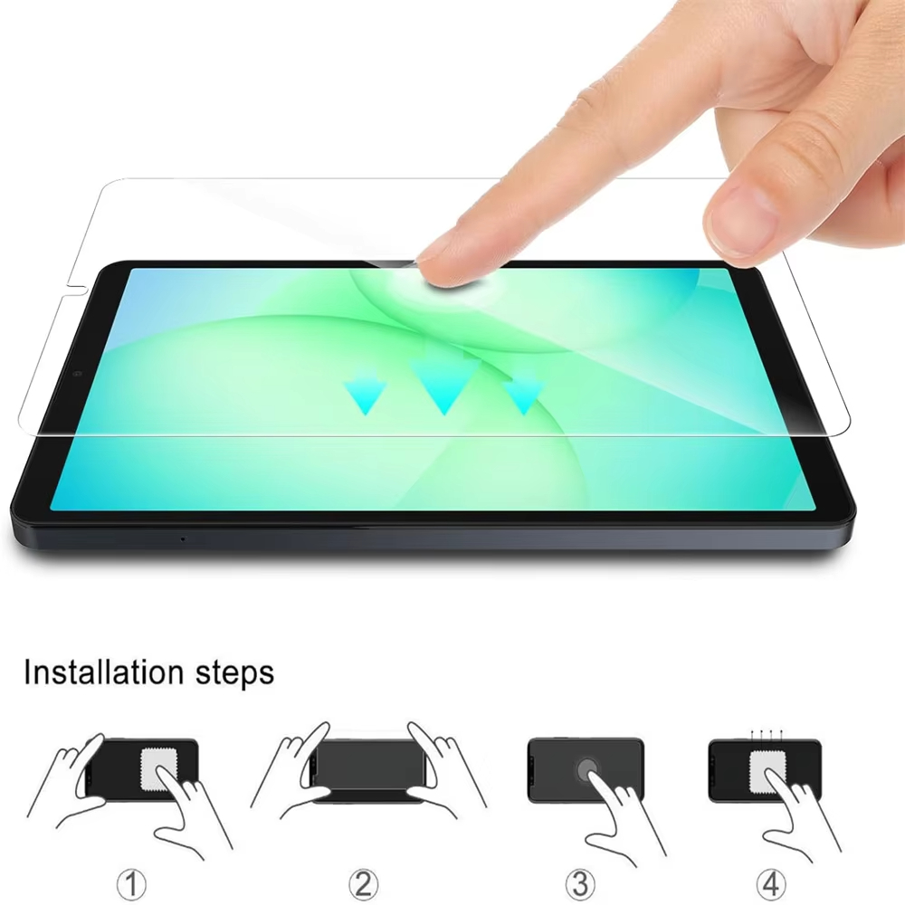8.7-inch tempered glass film f - مراجعة Samsung Tablet A9 Accessories وسعره