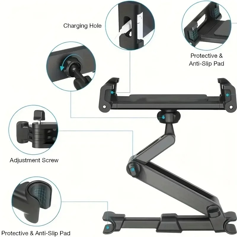 Best Car Headrest Tablet Holde - مراجعة Best Tablet Accessories وسعره