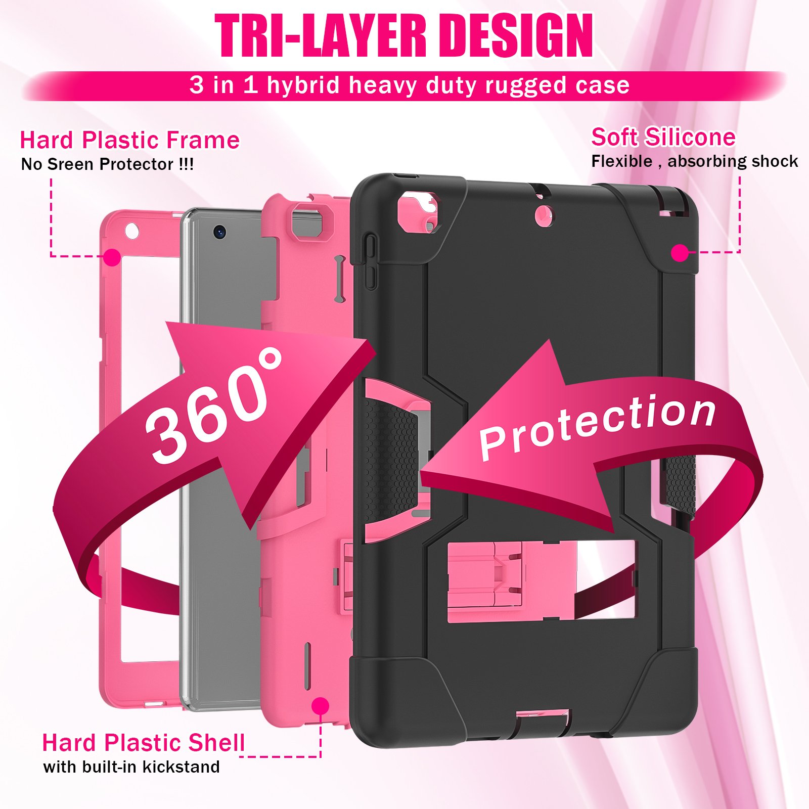 Rugged Case For New iPad 9.7 2 - مراجعة Ipad Cover Folio وسعره