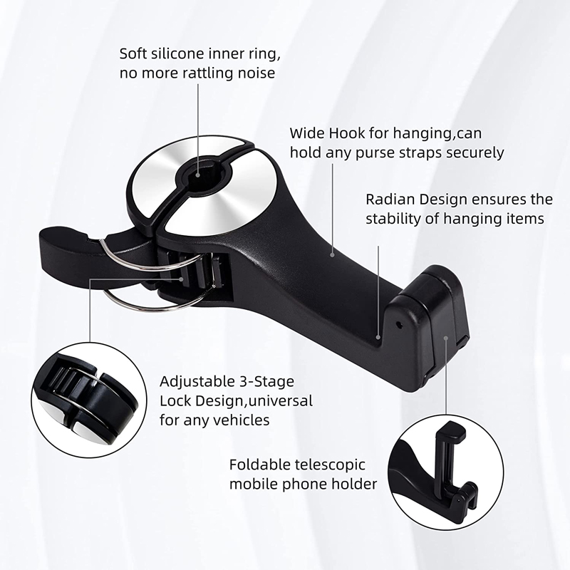 Car Back Seat Hook Multi-Funct - مراجعة Car Accessories Tablet Holder وسعره