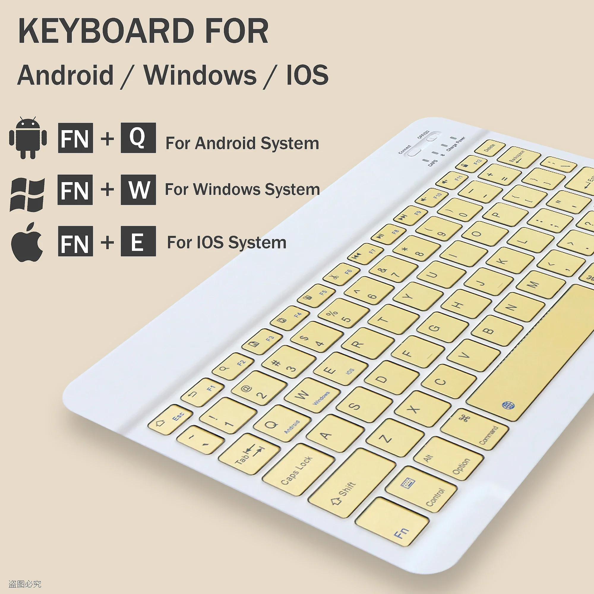 Colorful Candy Bluetooth Keybo - مراجعة Ipad Cover Folio وسعره
