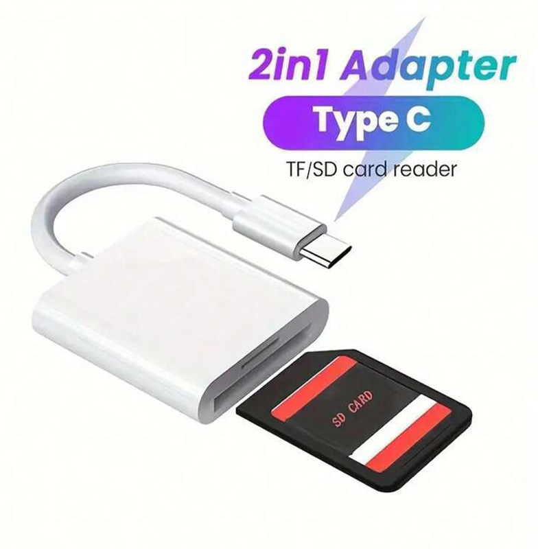 2 in 1 USB-C Card Reader, USB  - مراجعة Microsd Card Tablet وسعره