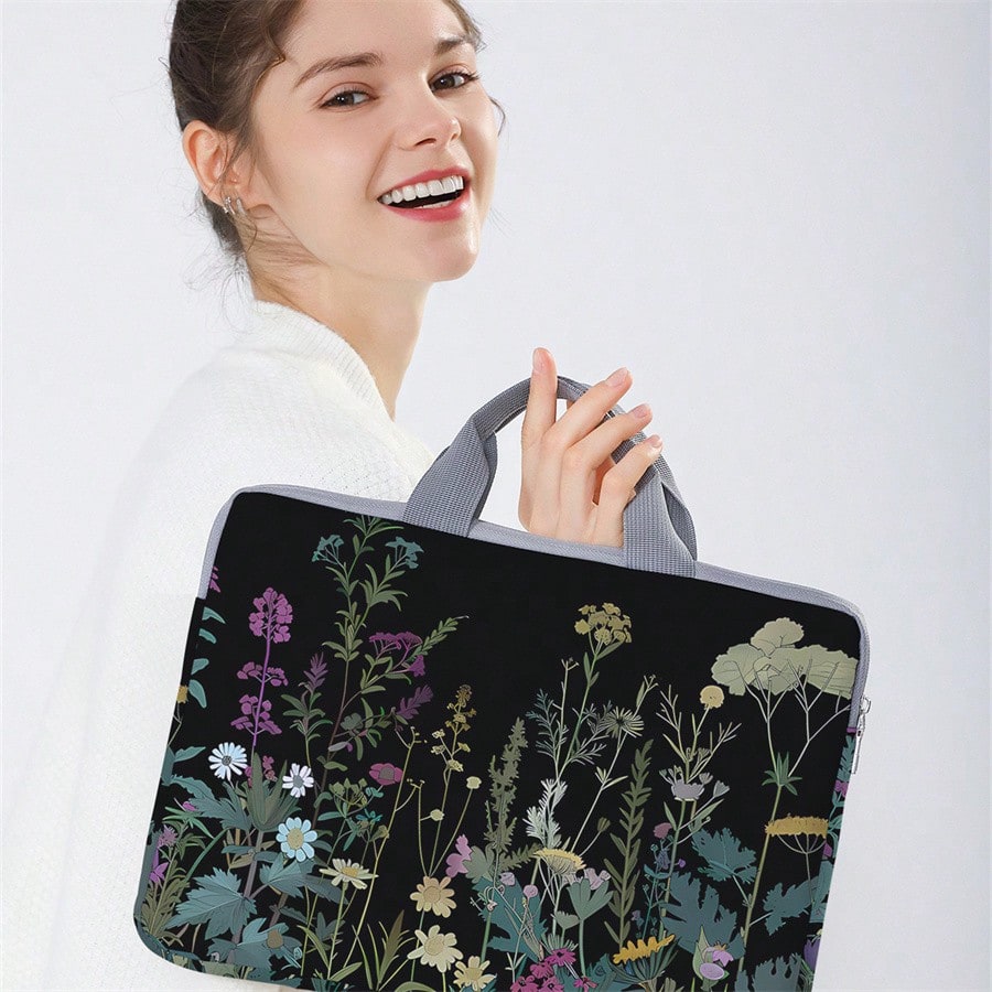 Plant Pattern Printed Laptop S - مراجعة Best Tablet Accessories وسعره