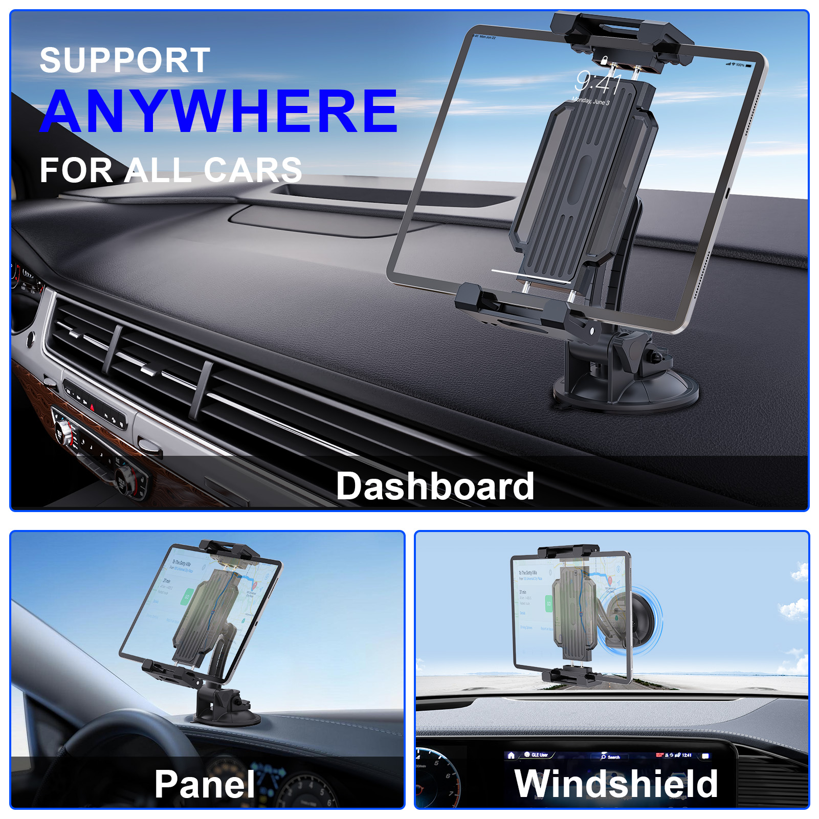 Universal Car Dashboard Windsh - مراجعة Car Accessories Tablet Holder وسعره