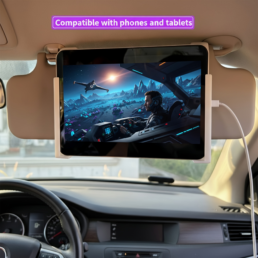 Universal Sun Visor Tablet Mou - مراجعة Car Accessories Tablet Holder وسعره