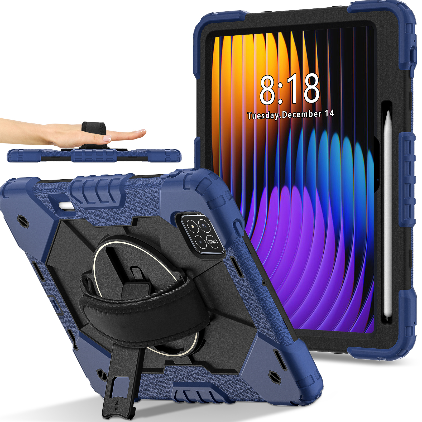360 Rotation Stand Case For Xi - مراجعة Redmi Tablet Accessories وسعره