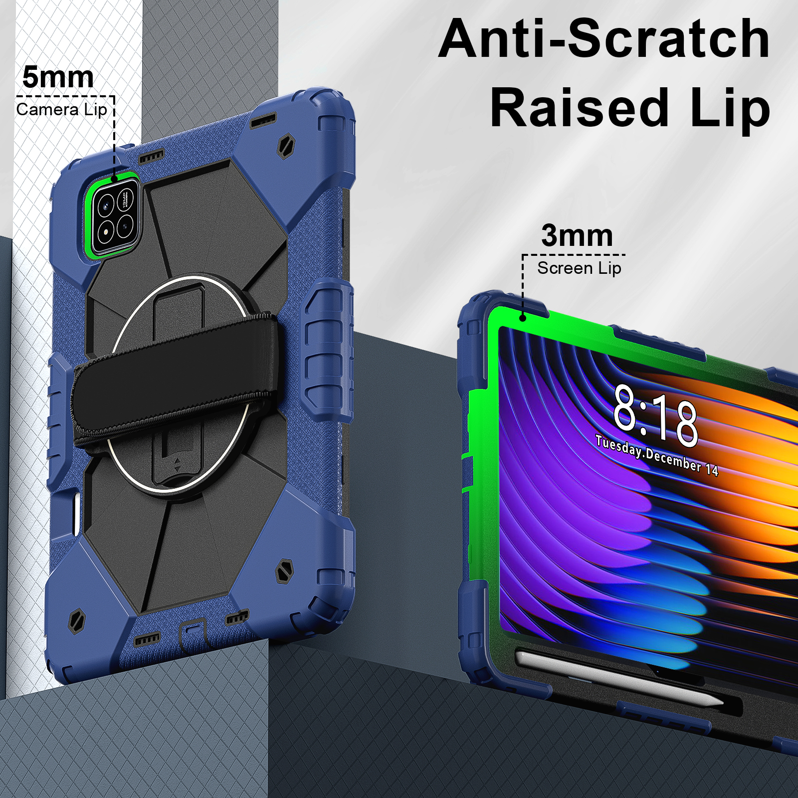 360 Rotation Stand Case For Xi - مراجعة Redmi Tablet Accessories وسعره