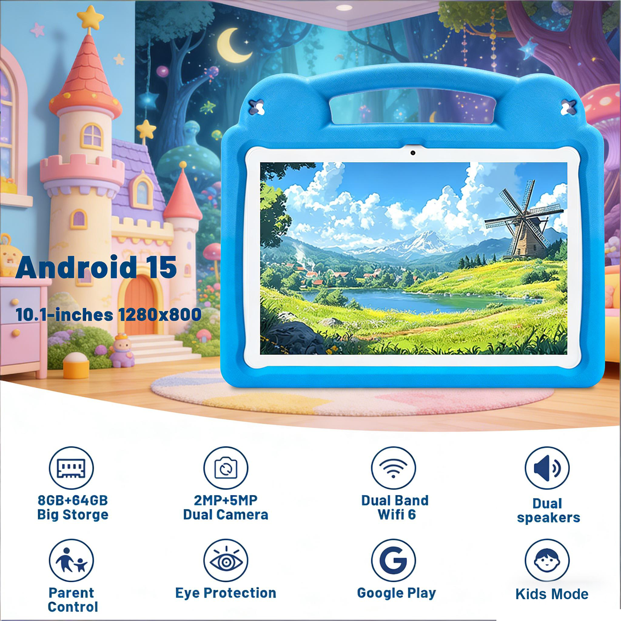 ANRY R16Pro Kids Tablet 10 Inc - مراجعة Microsd Card Tablet وسعره