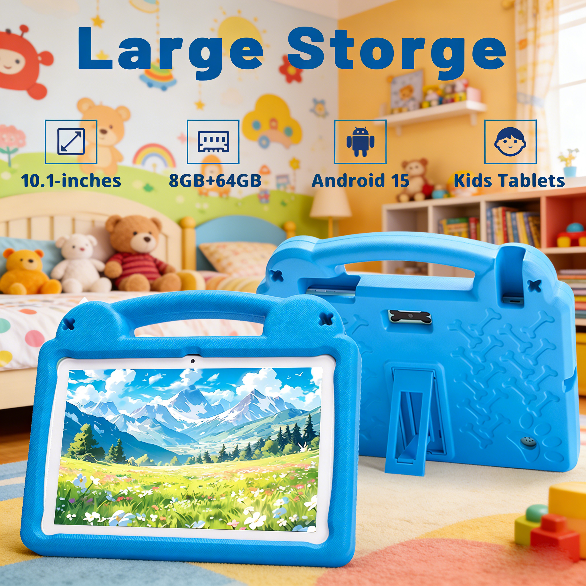 ANRY R16Pro Kids Tablet 10 Inc - مراجعة Microsd Card Tablet وسعره