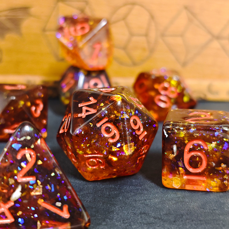 Fire Orange Confetti Resin Pol - مراجعة Tablet Accessories Kit وسعره